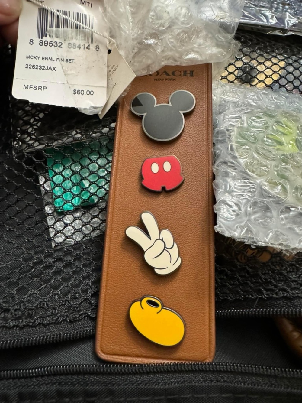 COACH DISNEY X Mickey limited edition pin set
